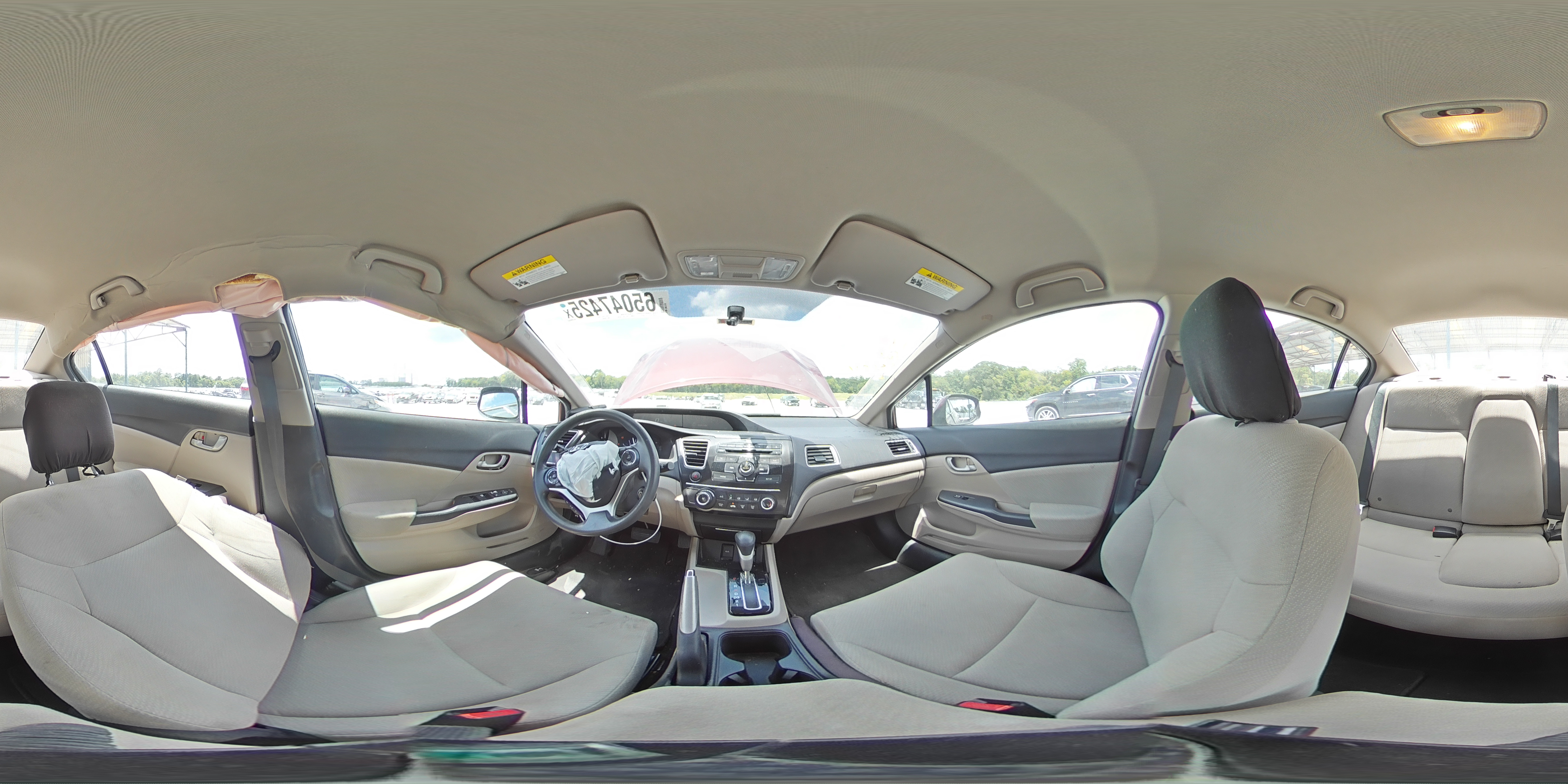2013 Honda Civic Lx VIN: 2HGFB2F57DH556943 Lot: 65047425