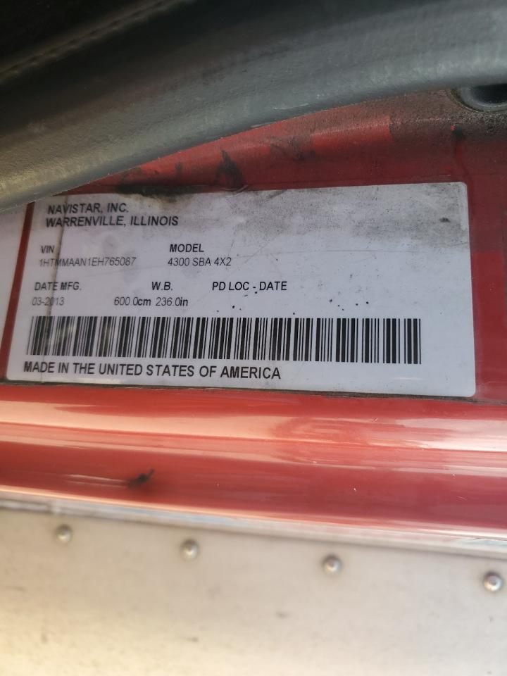 2014 International 4000 4300 VIN: 1HTMMAAN1EH765087 Lot: 63002545