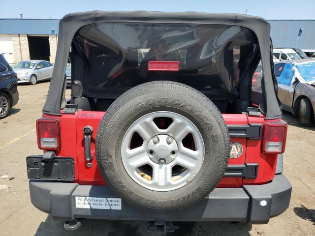  JEEP WRANGLER 2012 Czerwony