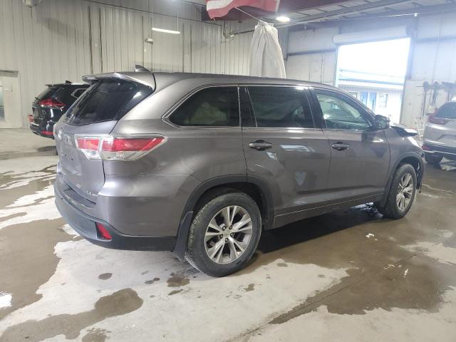  TOYOTA HIGHLANDER 2015 Gray