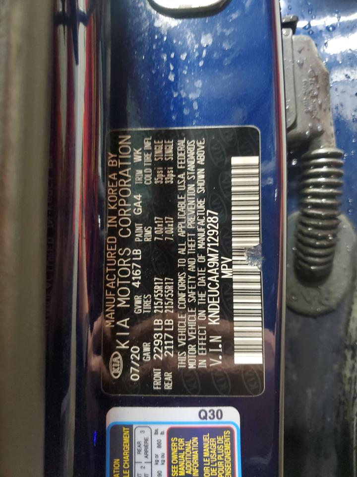 2021 Kia Seltos S VIN: KNDEUCAA9M7129287 Lot: 64694425