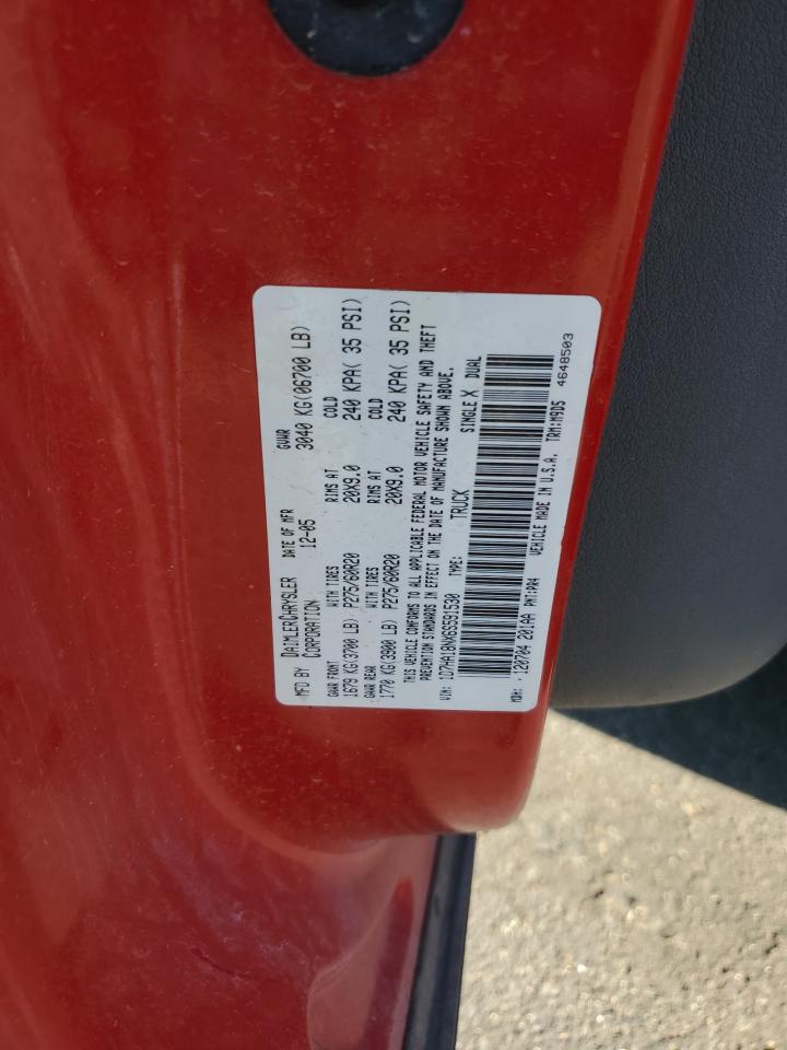 2006 Dodge Ram 1500 St VIN: 1D7HA18NX6S591530 Lot: 64265885