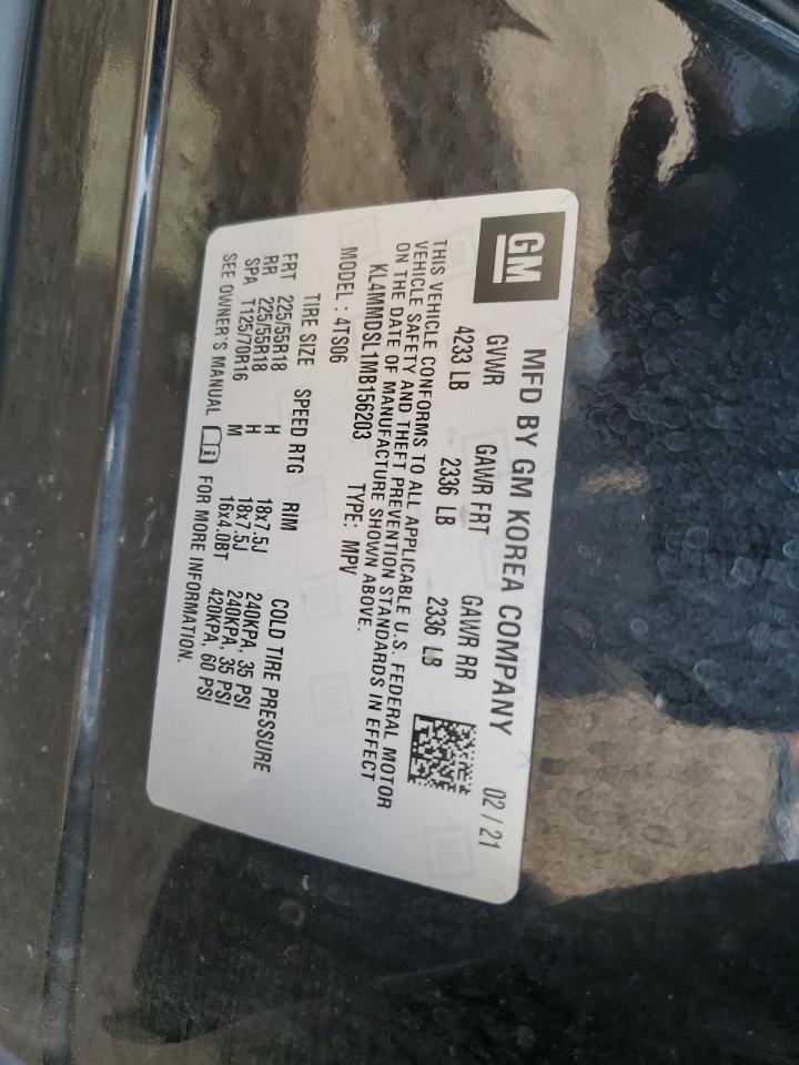 2021 Buick Encore Gx Select VIN: KL4MMDSL1MB156203 Lot: 63978895