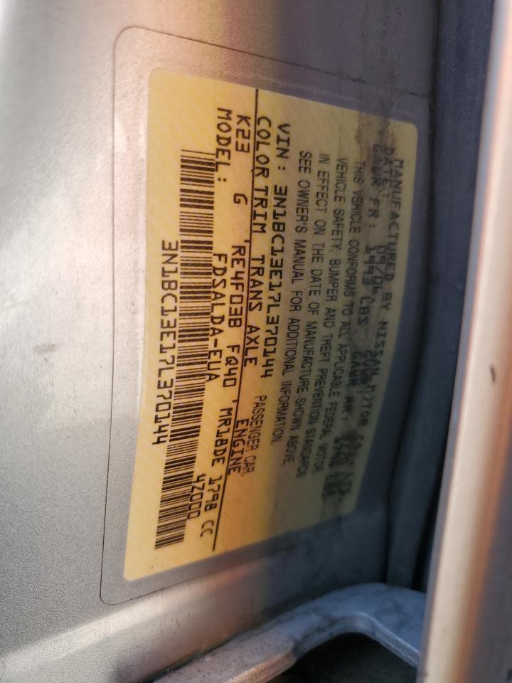 2007 Nissan Versa S VIN: 3N1BC13E17L370144 Lot: 63839365