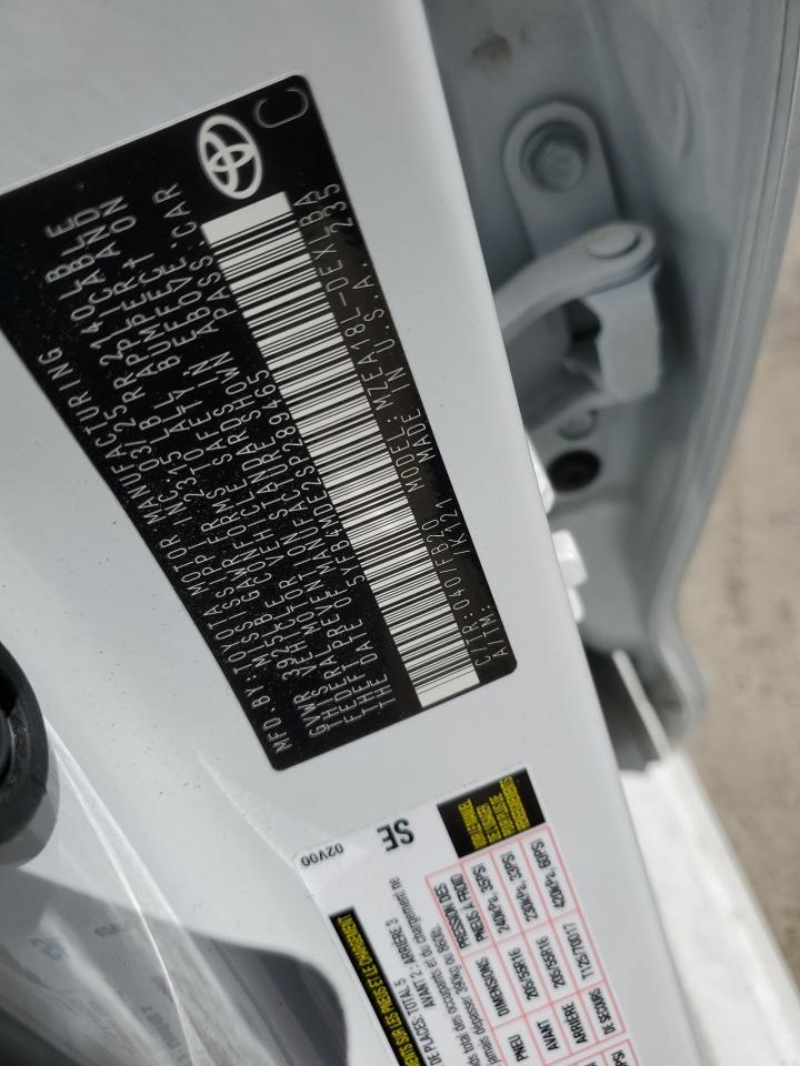 2025 Toyota Corolla Le VIN: 5YFB4MDE2SP289465 Lot: 63832935