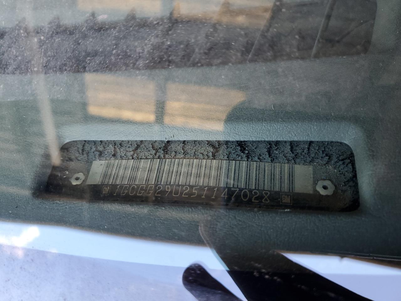 2005 Chevrolet Express G2500 VIN: 1GCGG29U251147028 Lot: 65816505