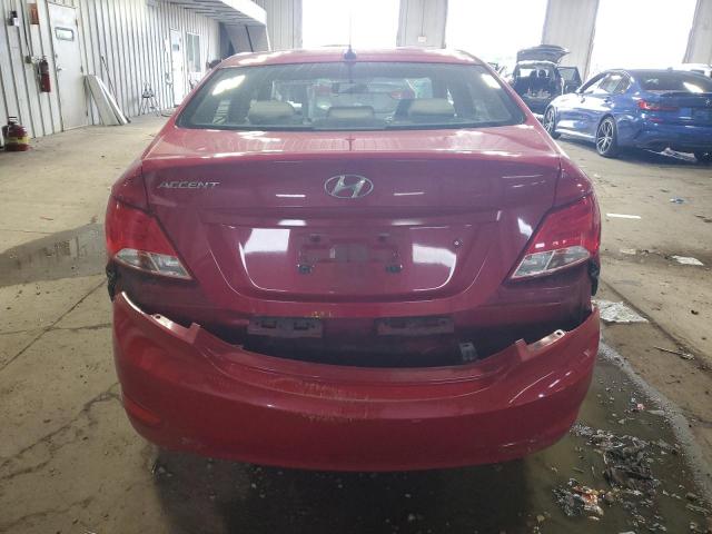  HYUNDAI ACCENT 2017 Czerwony