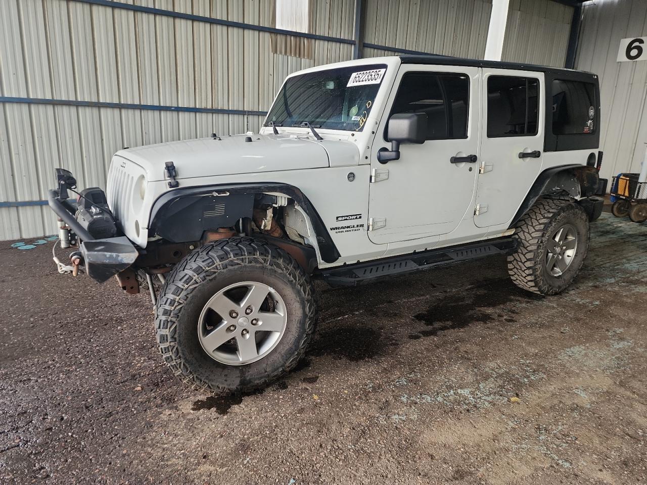 2013 Jeep Wrangler Unlimited Sport VIN: 1C4BJWDG5DL679980 Lot: 65223535