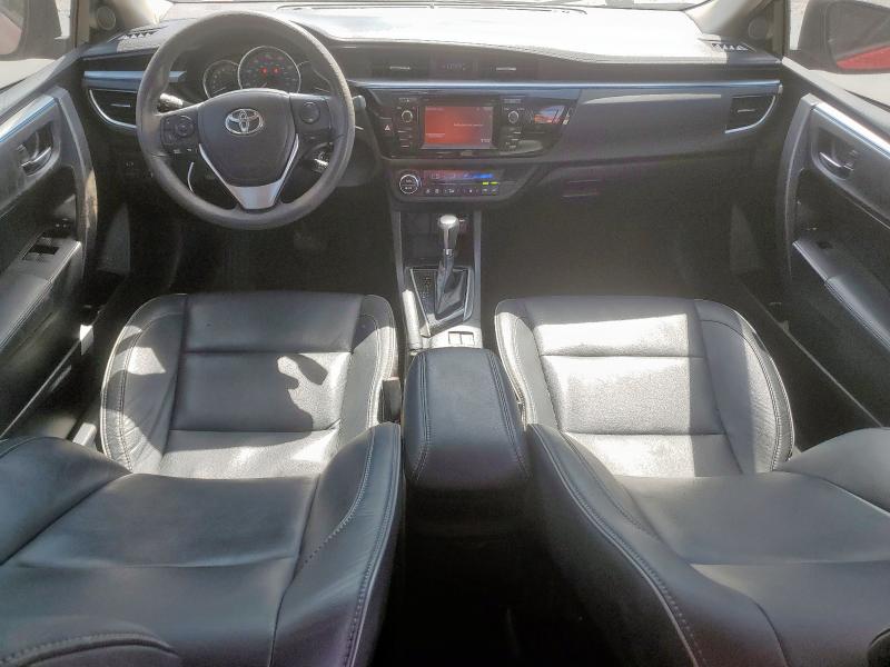  TOYOTA COROLLA 2014 Czerwony