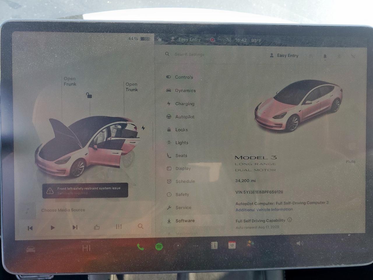 2023 Tesla Model 3 VIN: 5YJ3E1EB8PF659129 Lot: 65231345