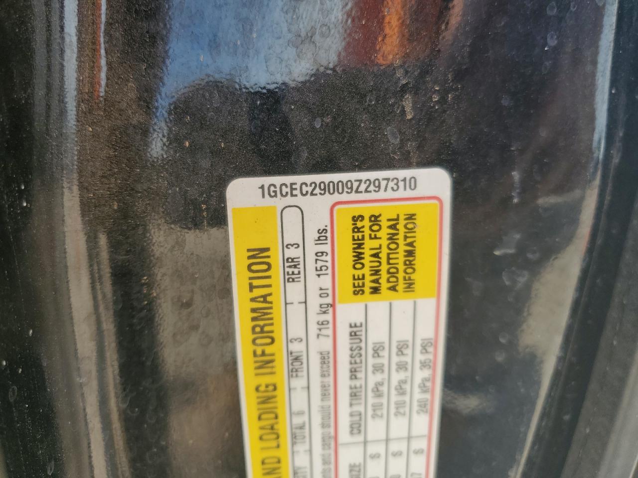 2009 Chevrolet Silverado C1500 Lt VIN: 1GCEC29009Z297310 Lot: 66540785