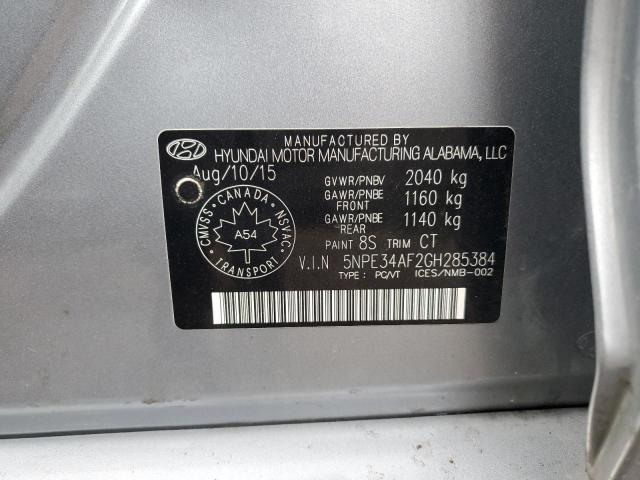 2016 HYUNDAI SONATA SPORT  