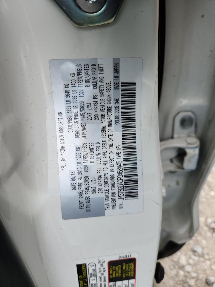 2015 Mazda Cx-9 Grand Touring VIN: JM3TB2DA0F0468445 Lot: 62878525