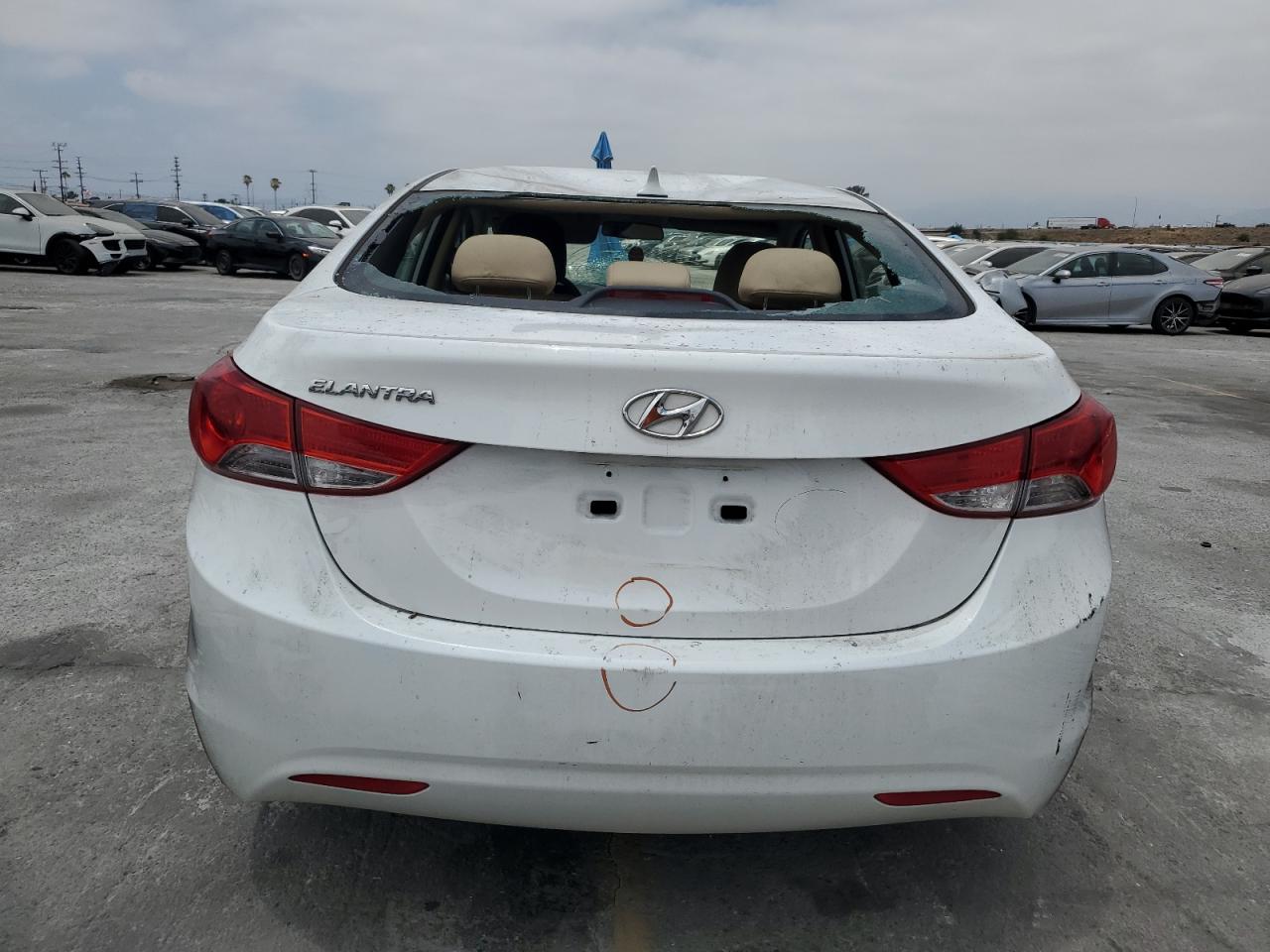 2013 Hyundai Elantra Gls VIN: 5NPDH4AE4DH156174 Lot: 64622005