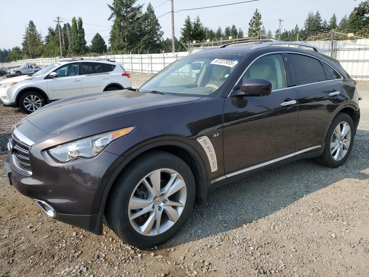 2015 Infiniti Qx70 VIN: JN8CS1MW6FM482197 Lot: 67227935