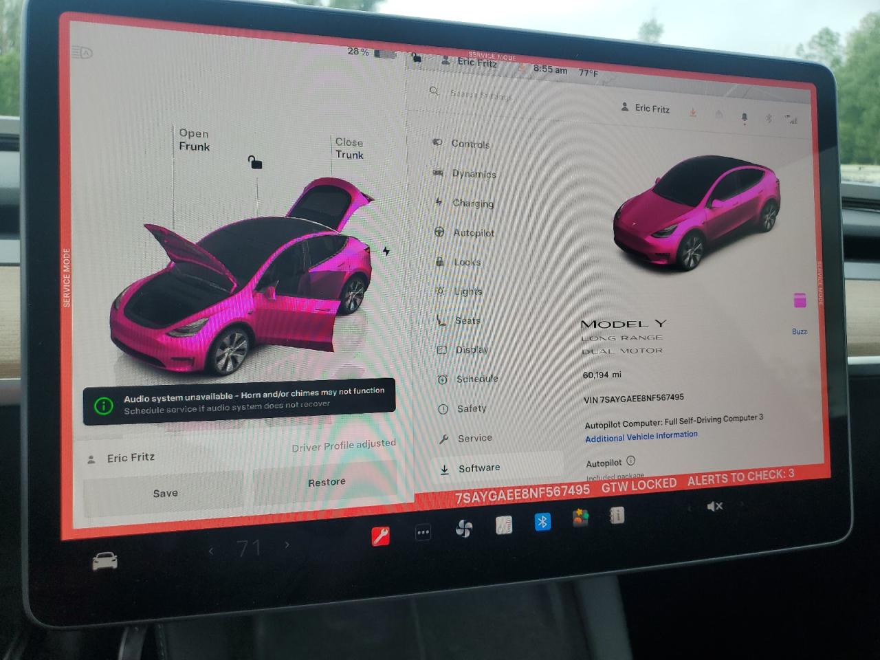 2022 Tesla Model Y VIN: 7SAYGAEE8NF567495 Lot: 62352115
