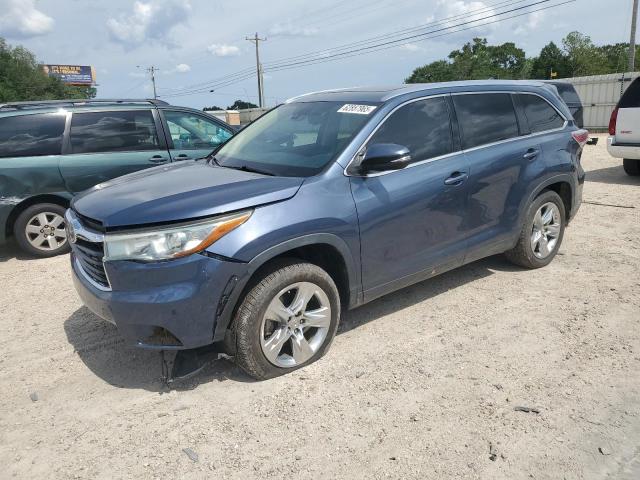  TOYOTA HIGHLANDER 2014 Granatowy
