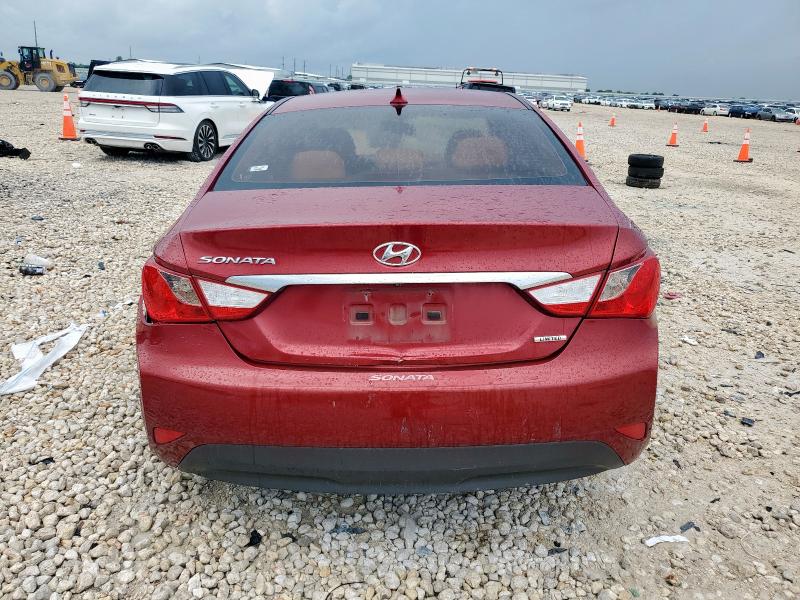  HYUNDAI SONATA 2014 Czerwony