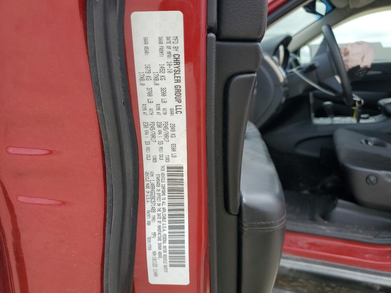 2011 Jeep Grand Cherokee Laredo VIN: 1J4RR4GG2BC571489 Lot: 65434815