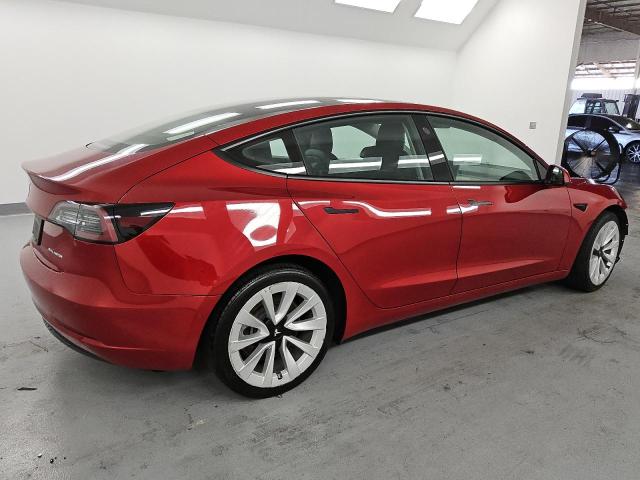 TESLA MODEL 3 2022 Czerwony