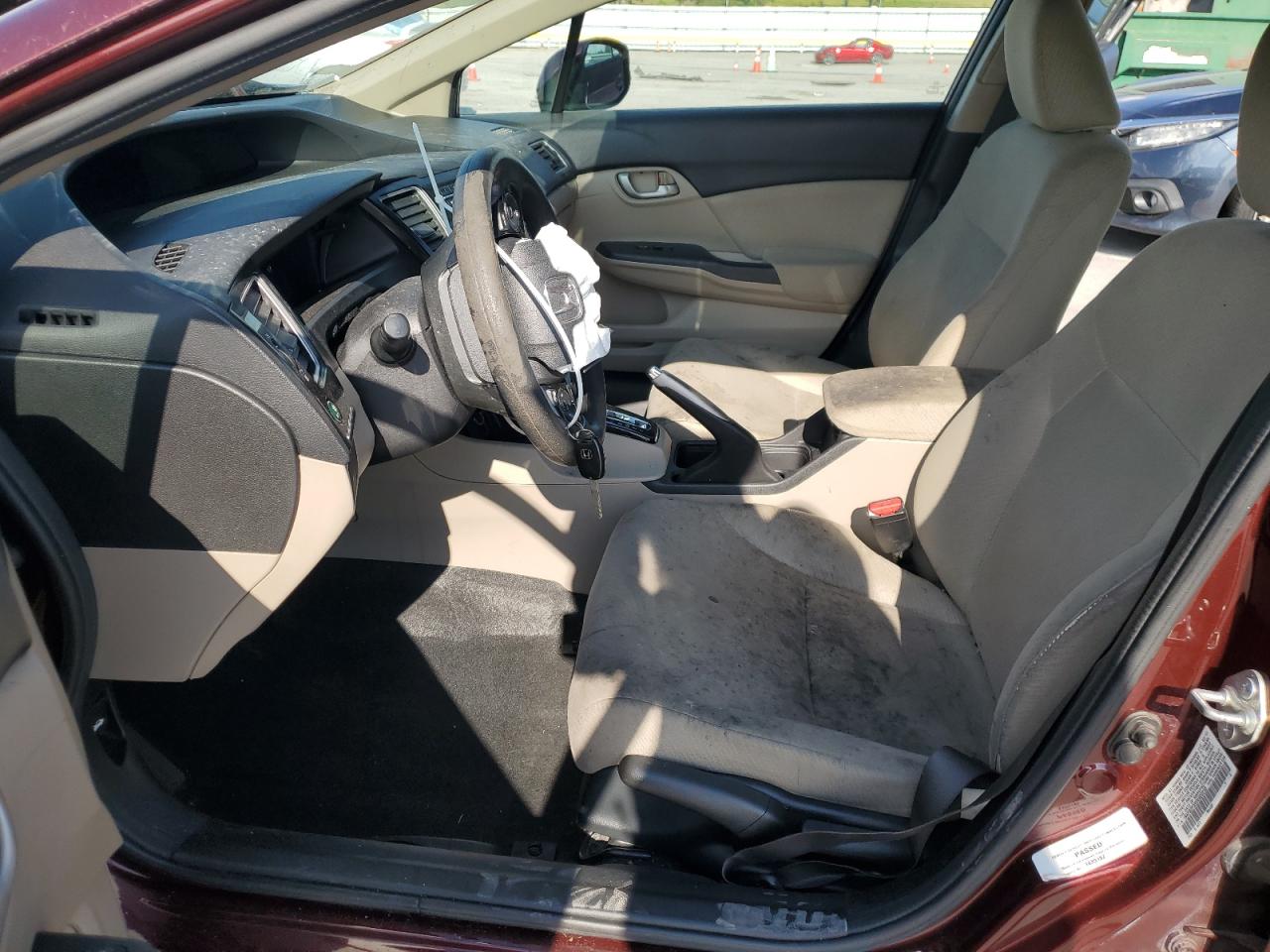 2013 Honda Civic Lx VIN: 19XFB2F5XDE022233 Lot: 65094045