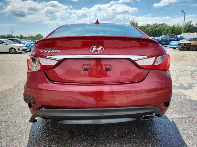  HYUNDAI SONATA 2014 Czerwony
