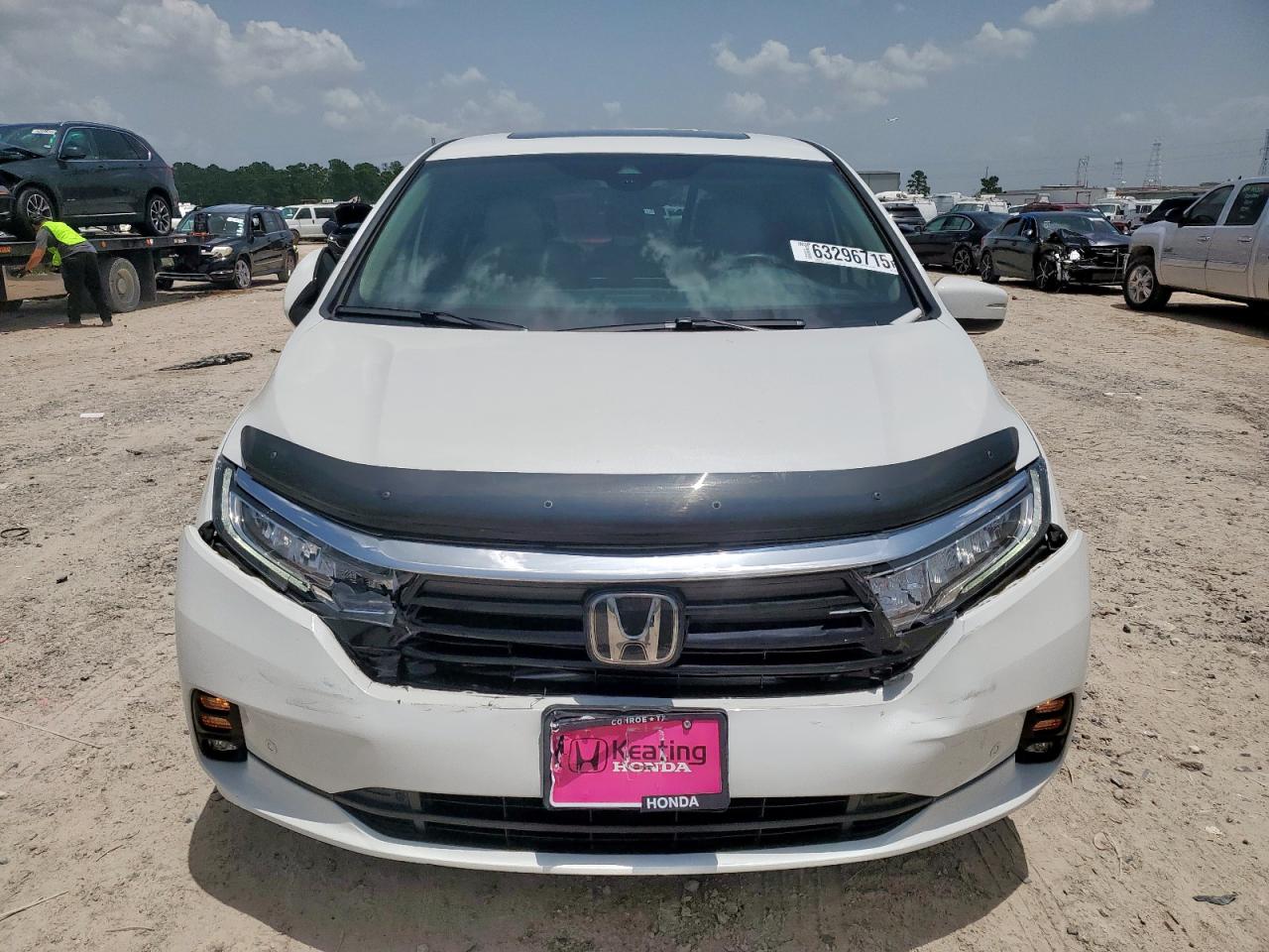 2022 Honda Odyssey Elite VIN: 5FNRL6H90NB025932 Lot: 63296715