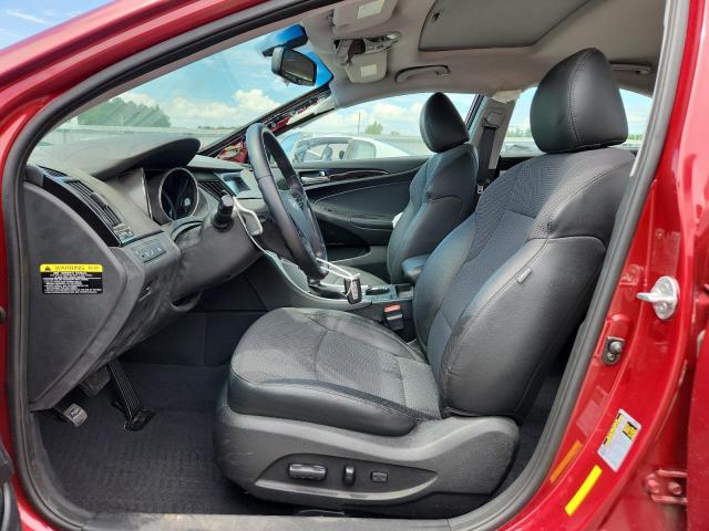  HYUNDAI SONATA 2014 Czerwony