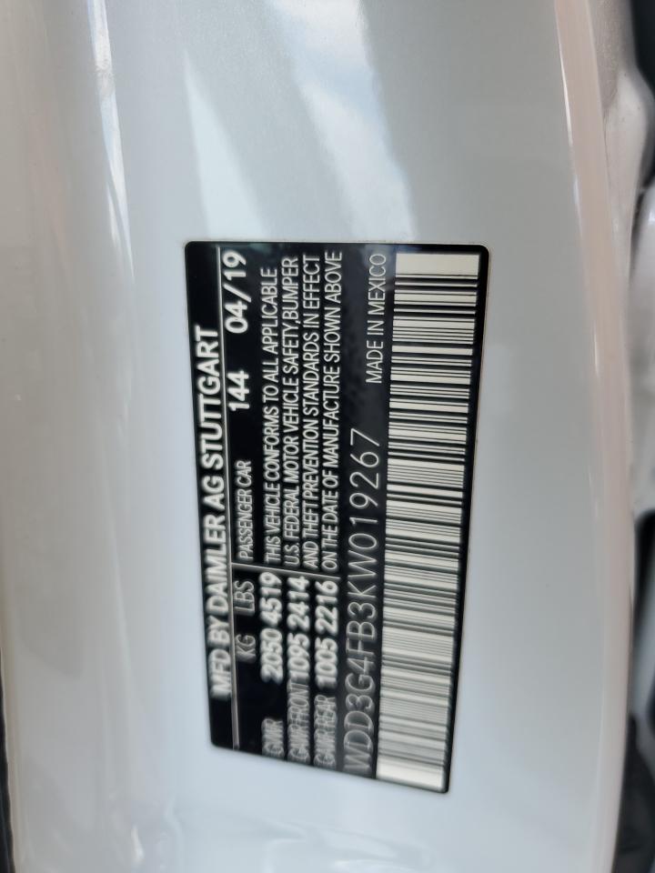 2019 Mercedes-Benz A 220 4Matic VIN: WDD3G4FB3KW019267 Lot: 64245025