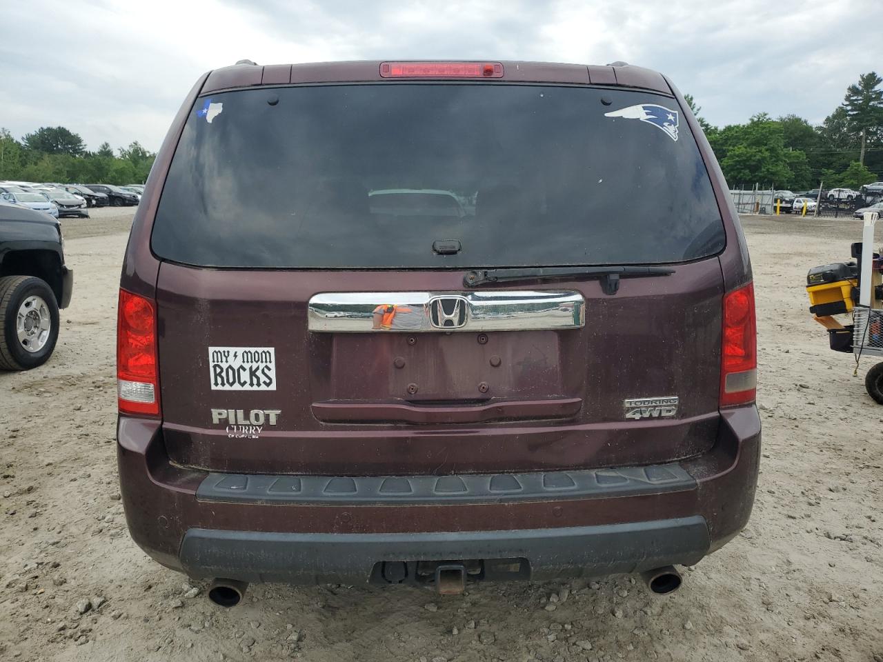 2010 Honda Pilot Touring VIN: 5FNYF4H91AB004993 Lot: 60735785