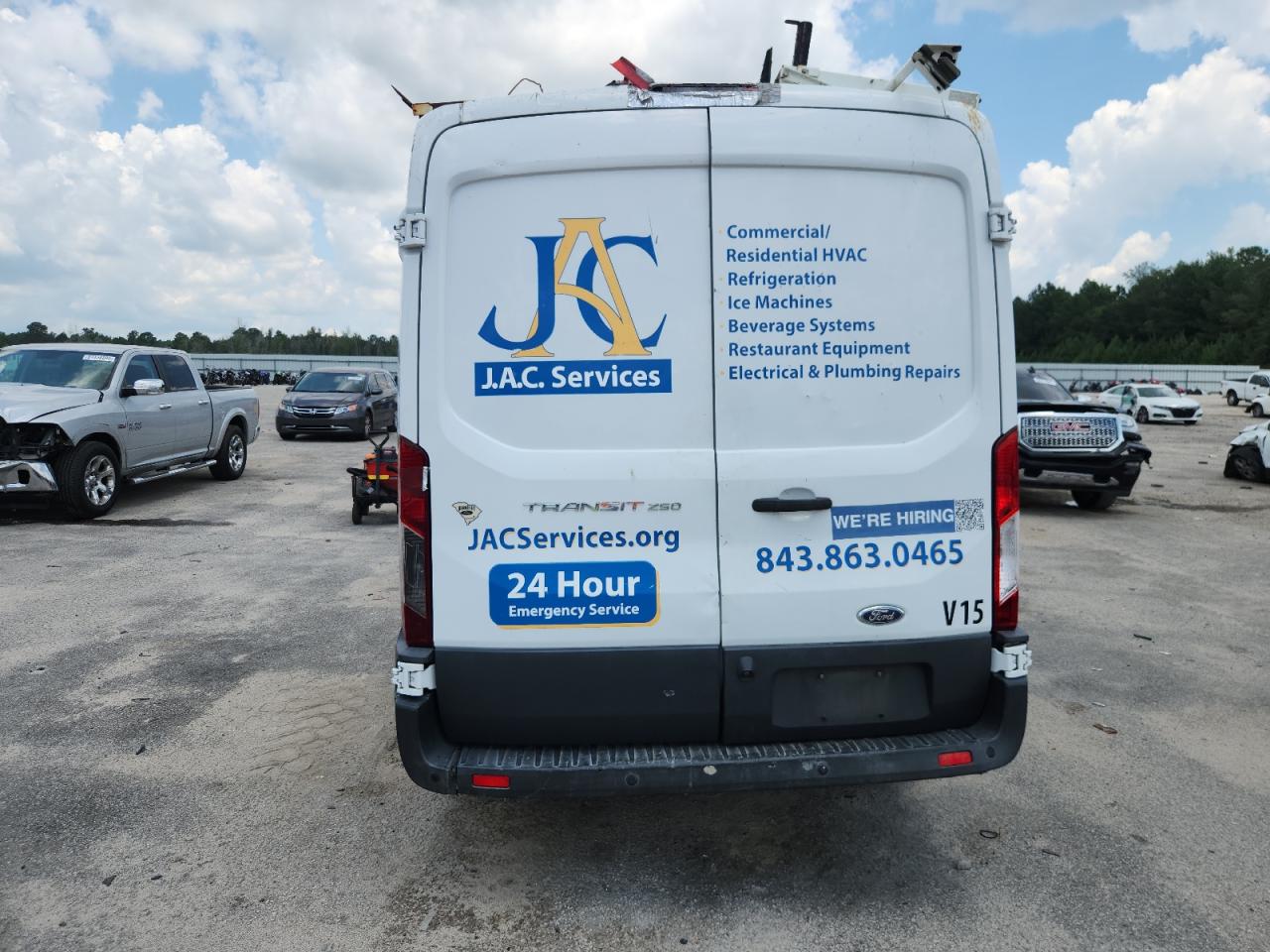 2017 Ford Transit T-250 VIN: 1FTYR1CMXHKA59389 Lot: 64451515