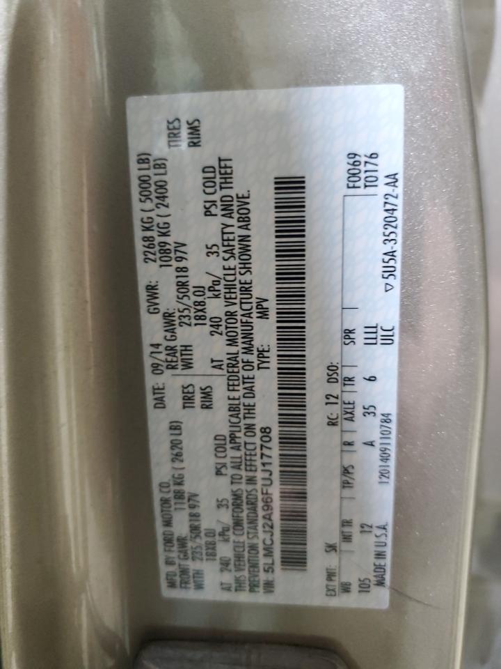 5lmcj2a96fuj17708 5LMCJ2A96FUJ17708 2015 Lincoln Mkc