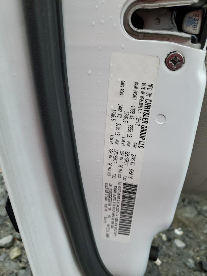 2014 Dodge Grand Caravan Se VIN: 2C4RDGBG4ER261188 Lot: 62552865