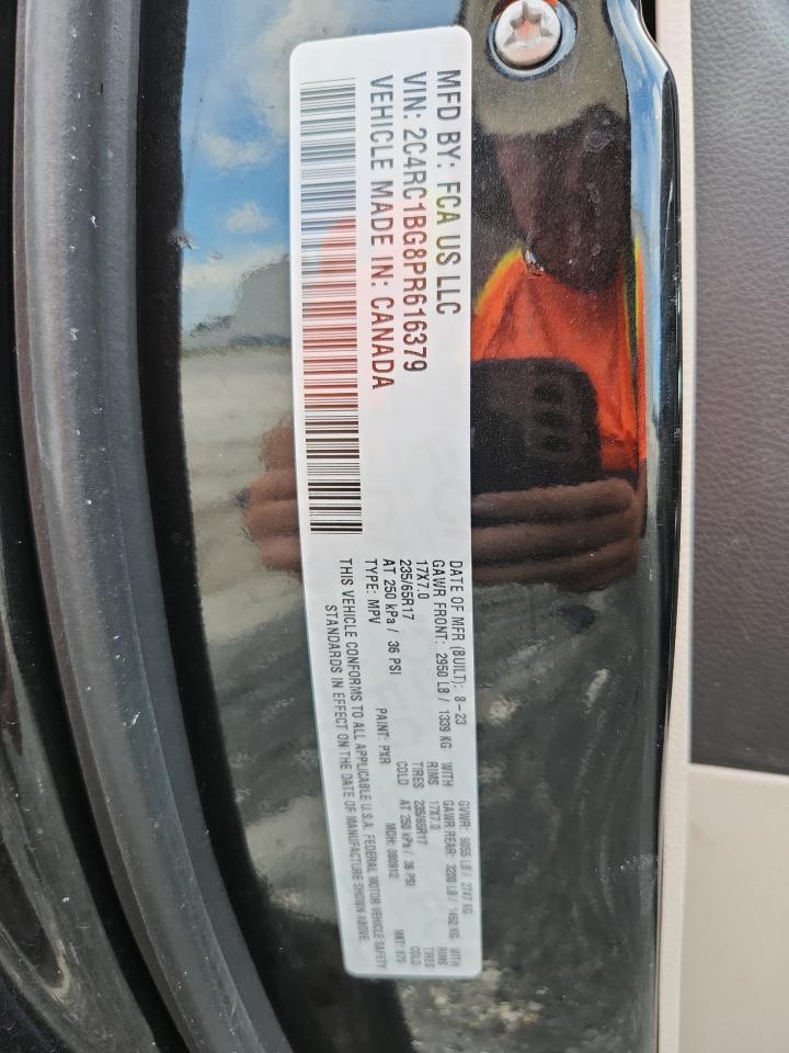 2023 Chrysler Pacifica Touring L VIN: 2C4RC1BG8PR616379 Lot: 64009185