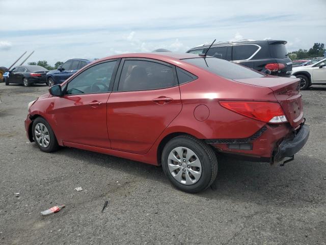  HYUNDAI ACCENT 2017 Czerwony