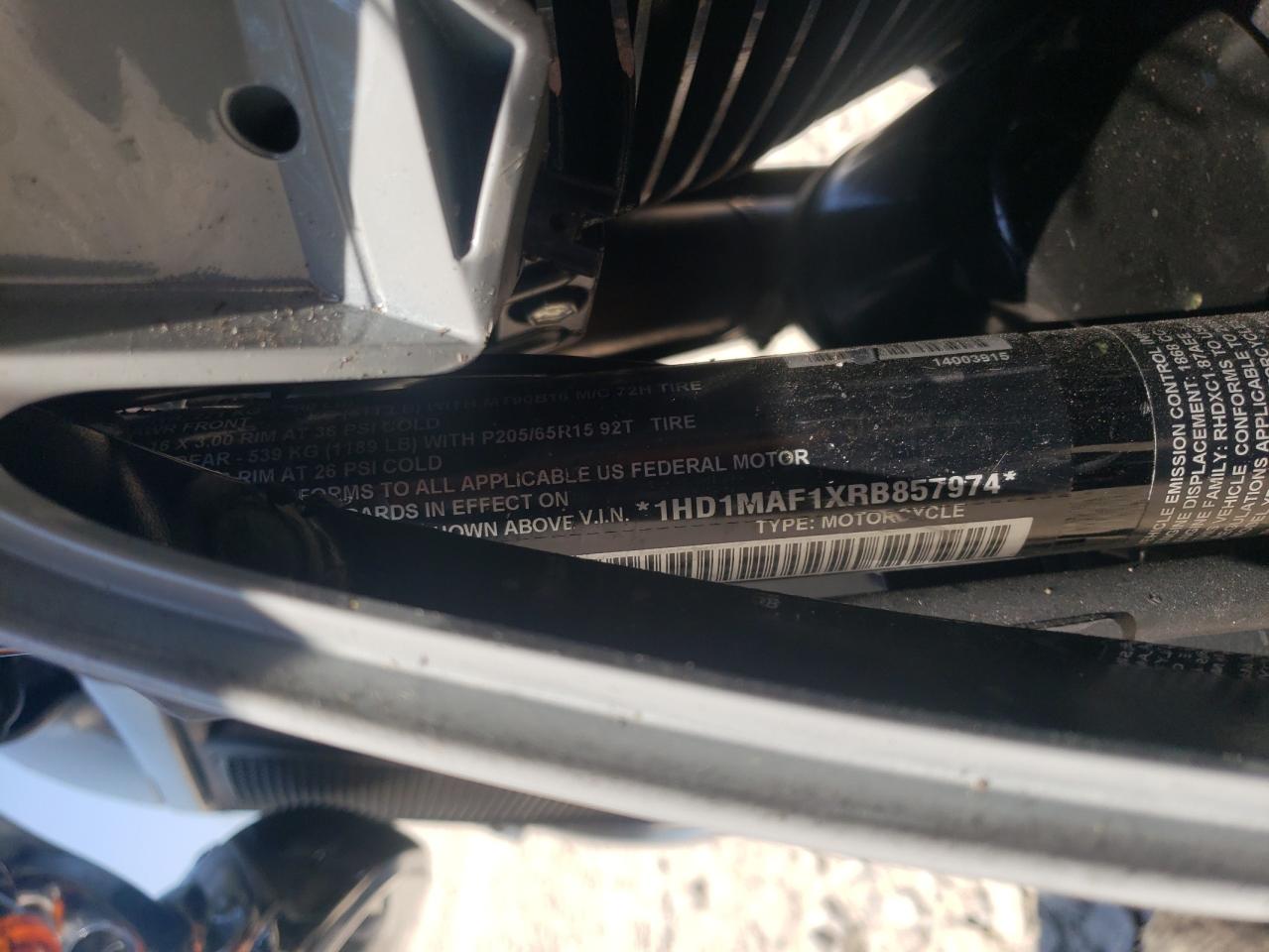 2024 Harley-Davidson Flhtcutg VIN: 1HD1MAF1XRB857974 Lot: 63371115