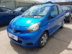 2010 TOYOTA AYGO BLUE for sale at Copart NEWBURY