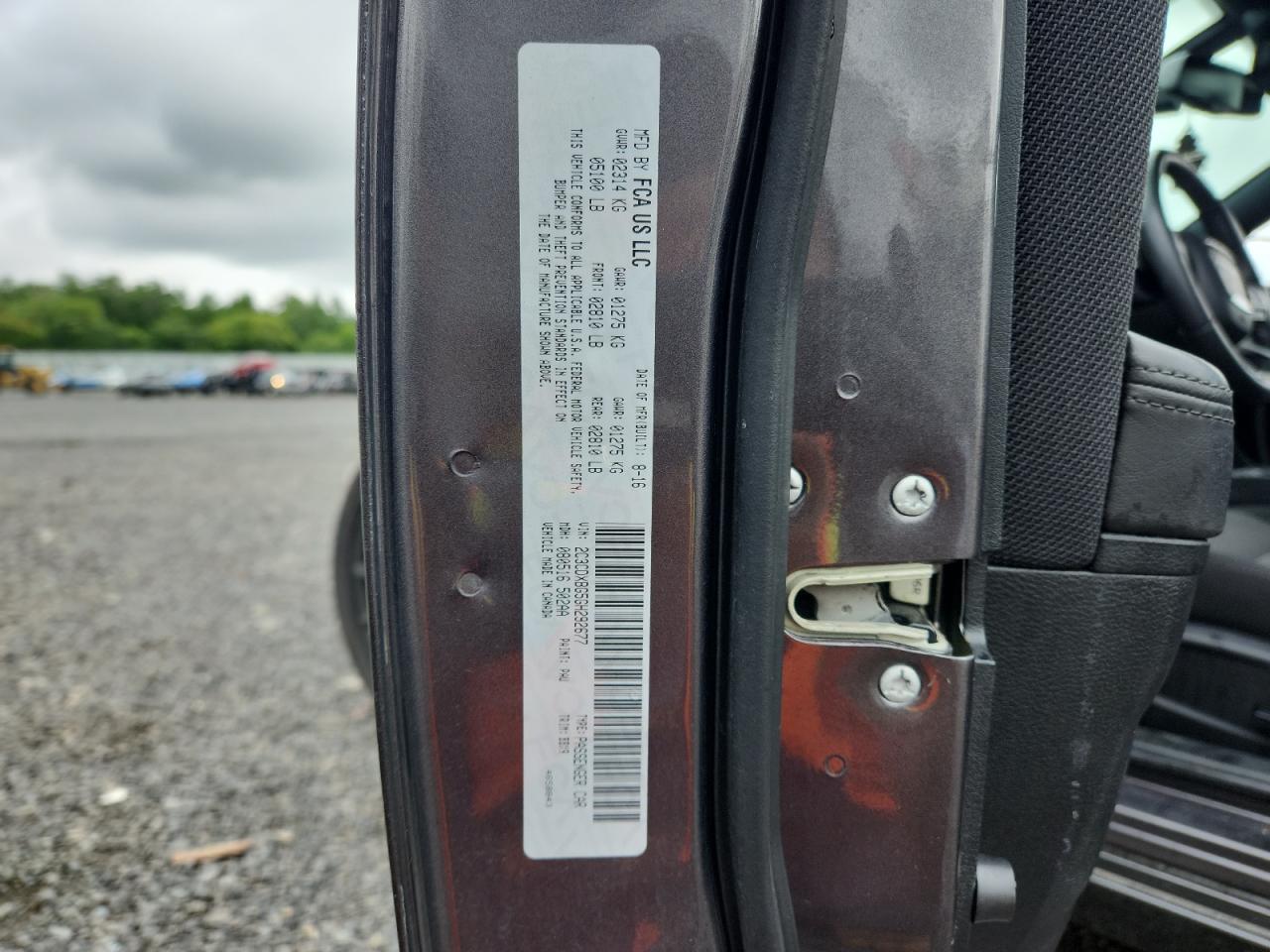 2016 Dodge Charger Se VIN: 2C3CDXBG5GH292677 Lot: 64659035