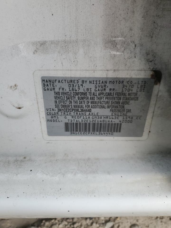 2019 Nissan Versa Note S VIN: 3N1CE2CPXKL364440 Lot: 63242975