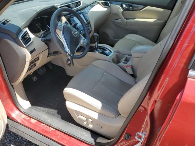  NISSAN ROGUE 2016 Czerwony