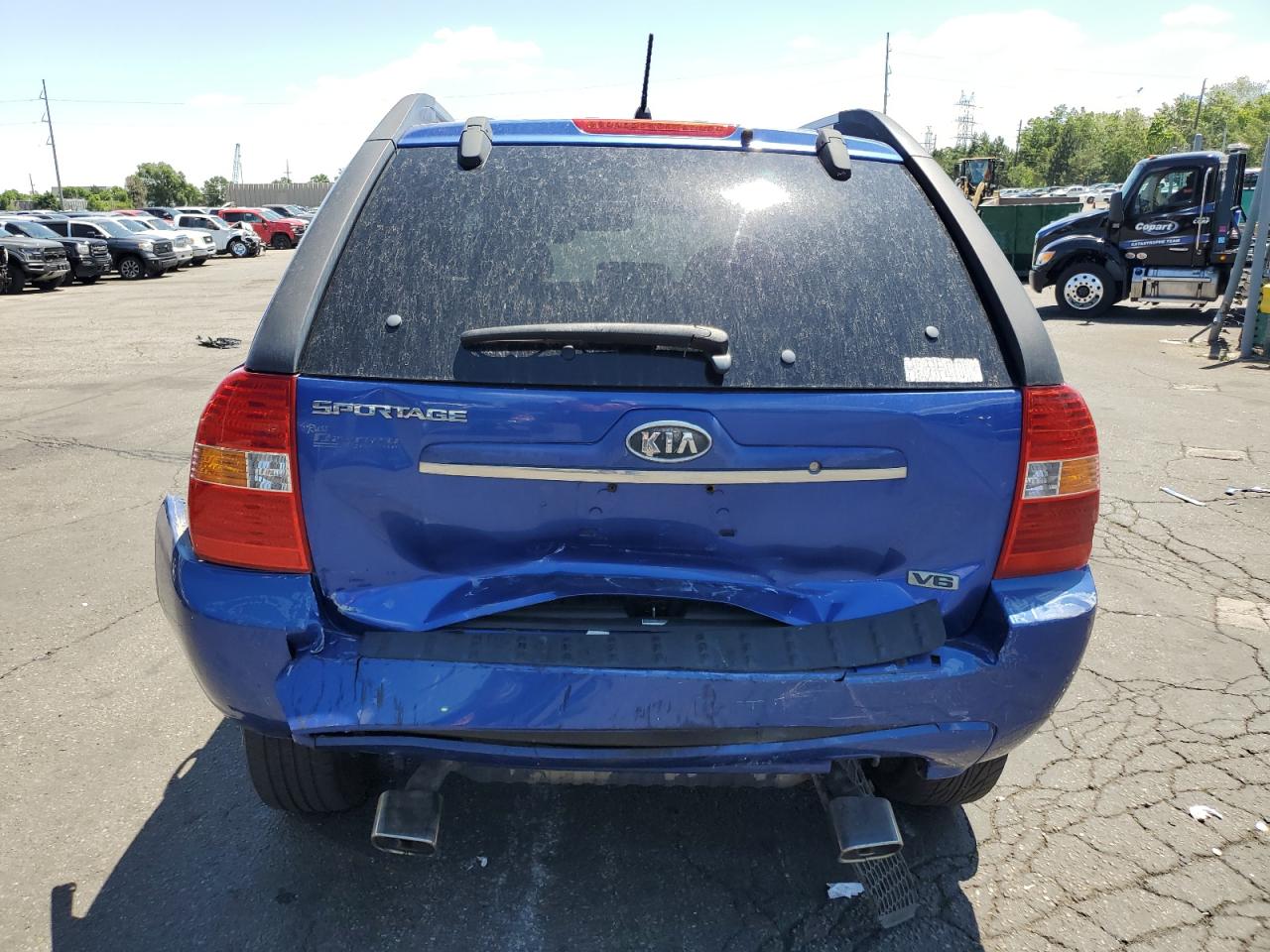 2007 Kia Sportage Ex VIN: KNDJF723677358479 Lot: 63681925