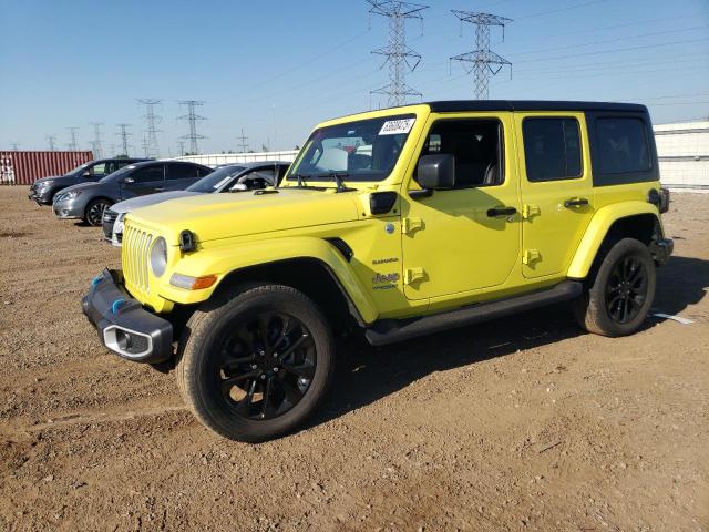  JEEP WRANGLER 2022 Желтый