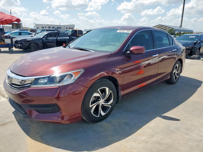 Sedans HONDA ACCORD 2016 Burgundy