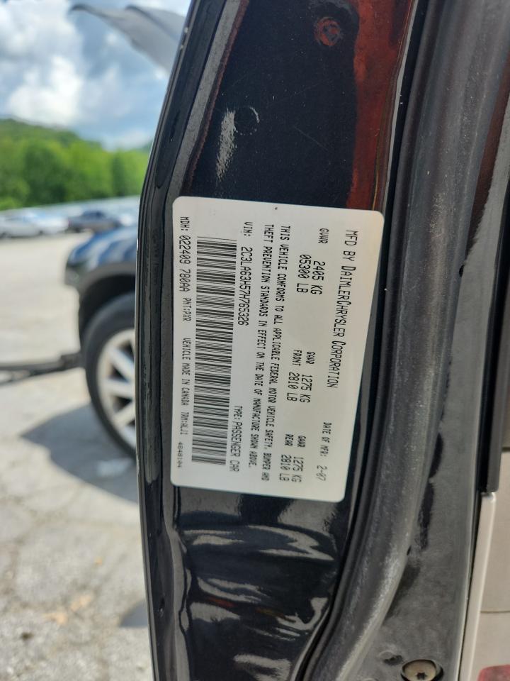 2007 Chrysler 300C VIN: 2C3LA63H57H765326 Lot: 62684585