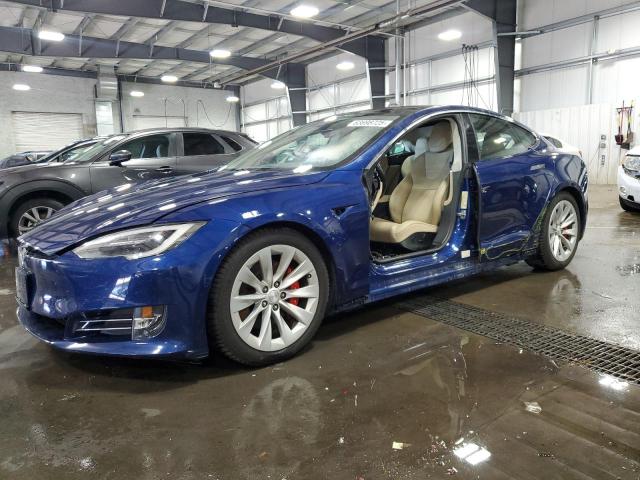  TESLA MODEL S 2016 Granatowy