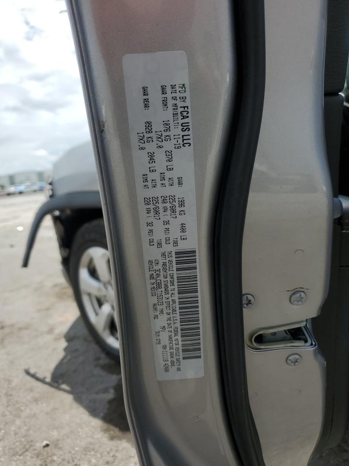 2020 Jeep Compass Latitude VIN: 3C4NJCBB8LT153123 Lot: 63747435