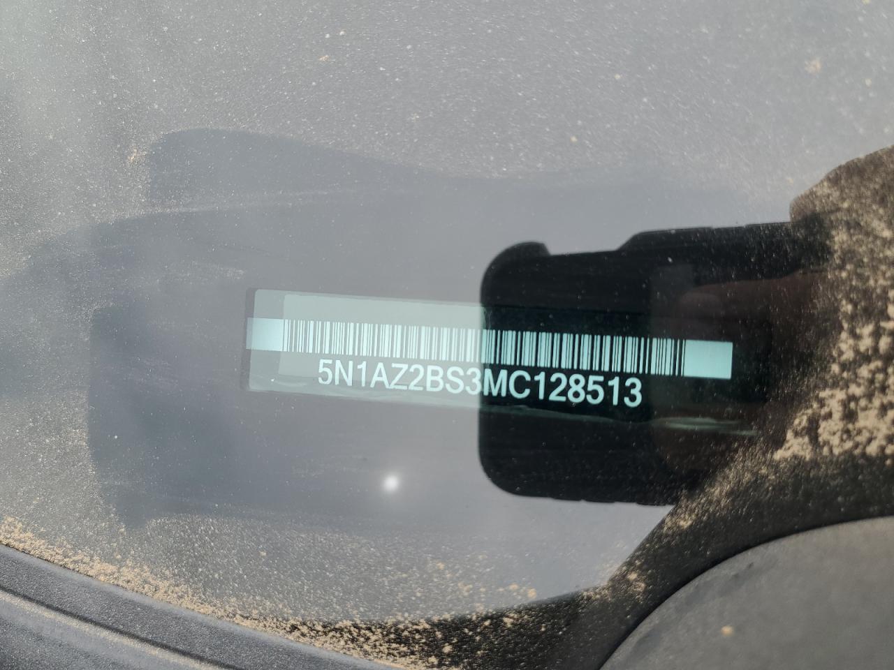 2021 Nissan Murano Sv VIN: 5N1AZ2BS3MC128513 Lot: 63235105