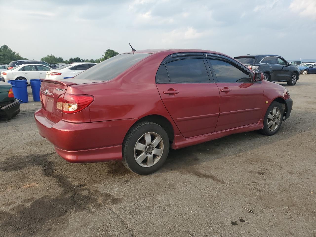 2004 Toyota Corolla Ce red null gas 2T1BR32E14C224009 photo #4