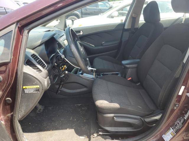  KIA FORTE 2018 Burgundy