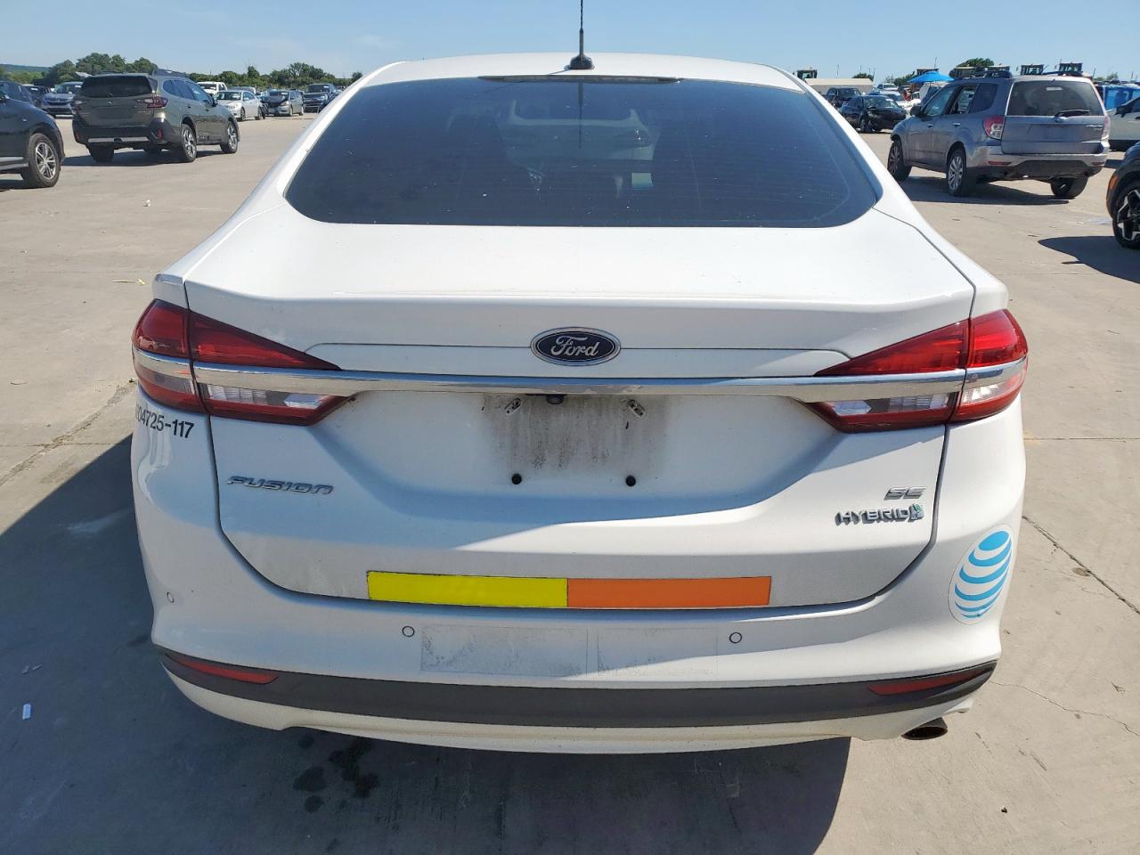 2017 Ford Fusion Se Hybrid VIN: 3FA6P0LU1HR409453 Lot: 66077825